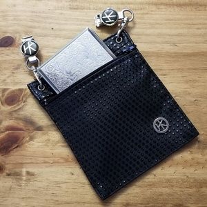 Hip Klip Single Zipper Pouch w/ 2 Compartments